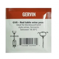 Винные дрожжи GV8 для красных вин, 5гр